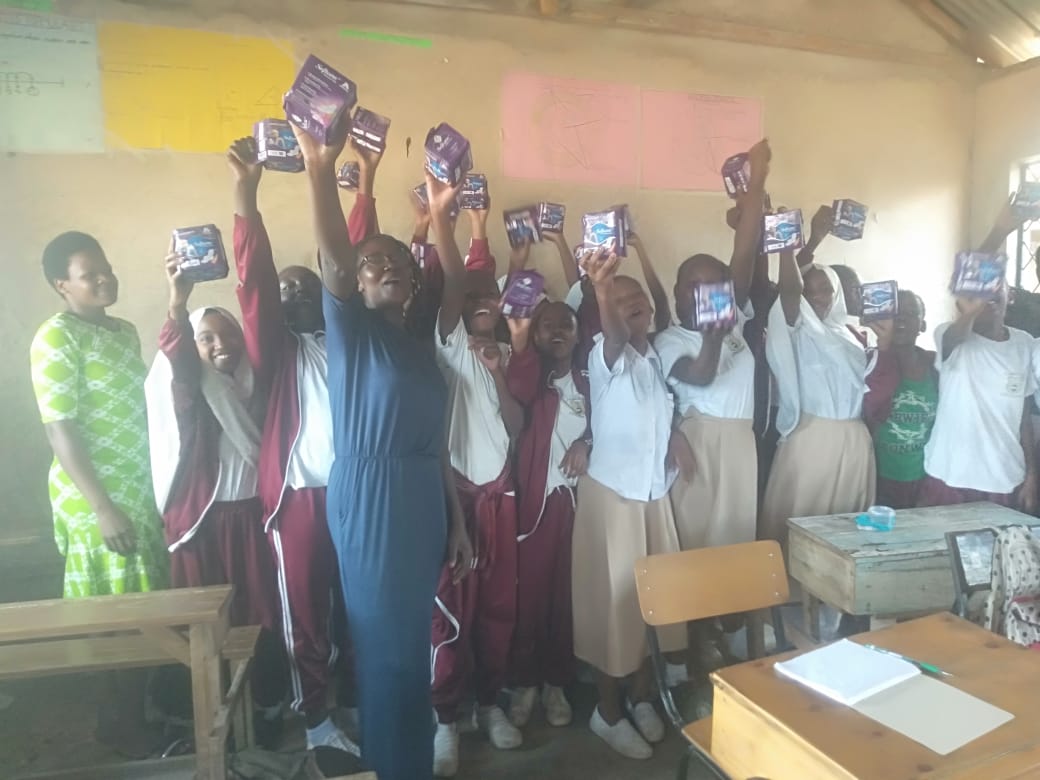 Sanitary Towels Distribution